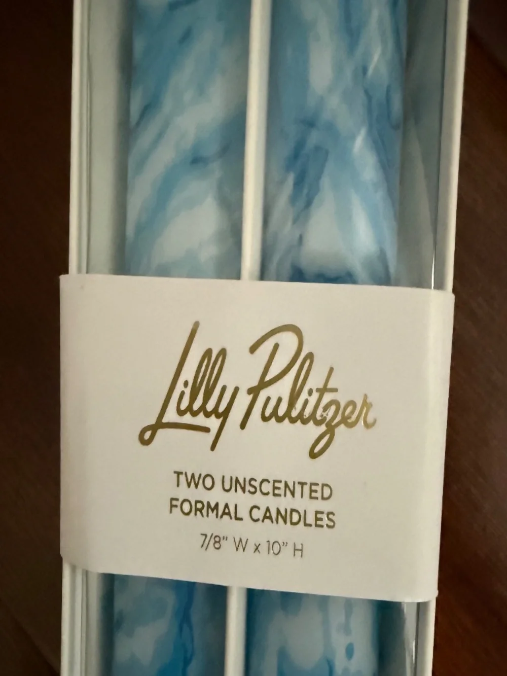 NIP Lilly Pulitzer unscented formal candles
